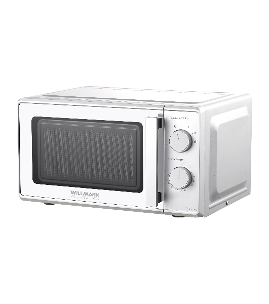 Микроволновая печь Willmark WMO-203GMW белый, 20 л, 700 Вт, переключатели - поворотный механизм