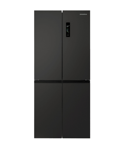 Холодильник Maunfeld MFF192NFSB01 Inverter черная сталь трехкамерный 334/184л морозилка снизу, No Frost, Side by Side