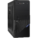 Компьютерный корпус ExeGate EX284021RUS Minitower BA-201 Black, mATX, (AA500, 80мм), 2*USB, Audio, фото 1