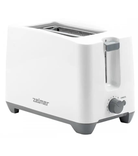 Тостер Zelmer ZTS7386 белый, 750 Вт, 2 слота