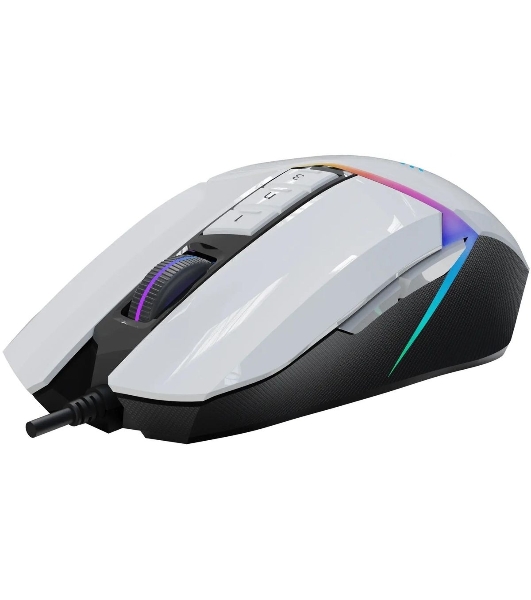 Мышь проводная A4Tech Bloody W60 Max белый, 10000 dpi, USB, кнопки - 10