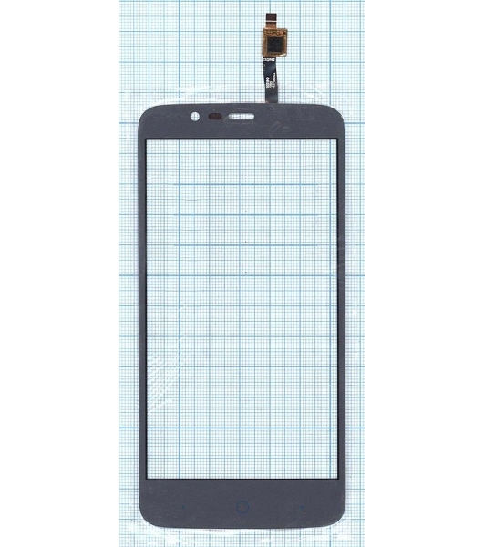 Сенсорное стекло (тачскрин) для ZTE Blade A310, серое