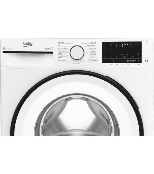 Стиральная машина Beko B3WFR572W белый, загрузка фронтальная 7 кг, 1200 об/мин., класс: А