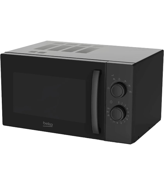 Микроволновая печь Beko SOLO MOF23300B черный, 23 л, 900 Вт, переключатели - поворотный механизм