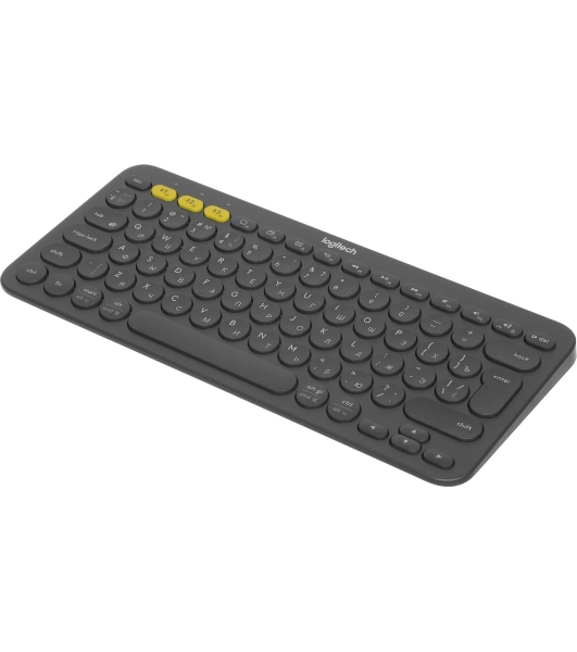 Клавиатура Logitech K380 беспроводная, Bluetooth, серый