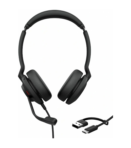 Гарнитура Jabra Evolve2 30 SE MS Stereo чёрный, проводная