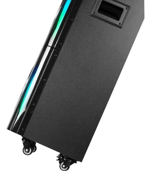 Колонка портативная Ural 203 черный 2000W 1.1 BT/3.5Jack/USB-C 15м 9000mAh