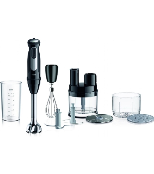 Блендер погружной Braun Multiquick 5 MQ55755MBK черный, 1000 Вт, 21 скорость, турбо