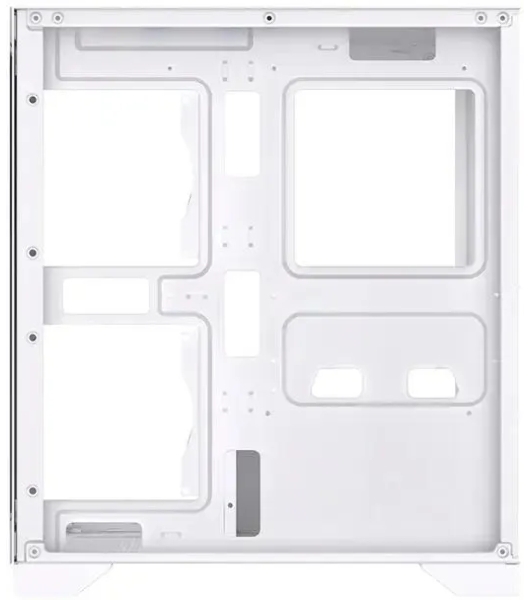 Компьютерный корпус Bloody BD-CC103 белый без БП mATX 7x120мм 1xUSB 2.0 1xUSB 3.0 audio bott PSU