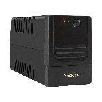 Источник бесперебойного питания ExeGate Power NB-1000.LED.AVR.2SH (1000VA/650W, LED, AVR, 2*Schuko, батарея 12V 9Ah, черный), фото 1