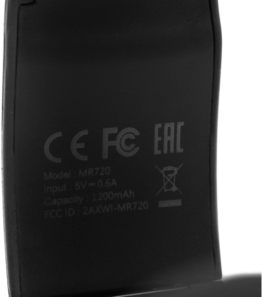 Гарнитура Bloody MR720 чёрный, беспроводная + проводная, радиоканал/Bluetooth/mini jack 3.5 мм, до 44 ч, подсветка