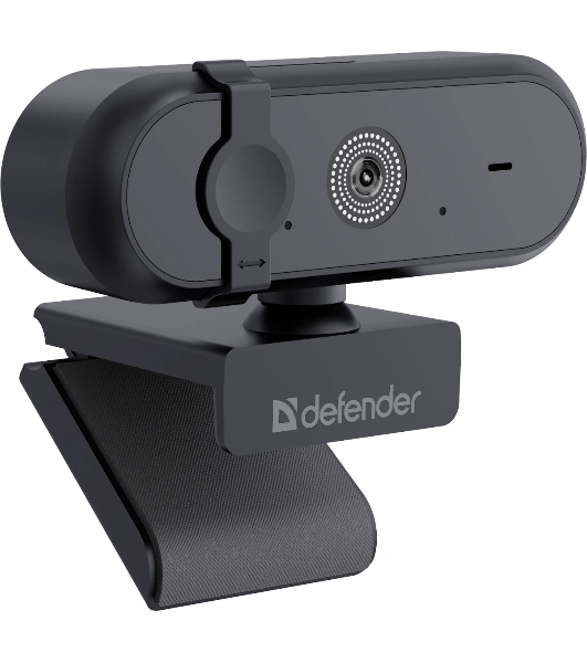 Веб-камера Defender G-lens 2788 UHD 3840x2160, 30 кадр/с, USB, шторка приватности, крепление на мониторе