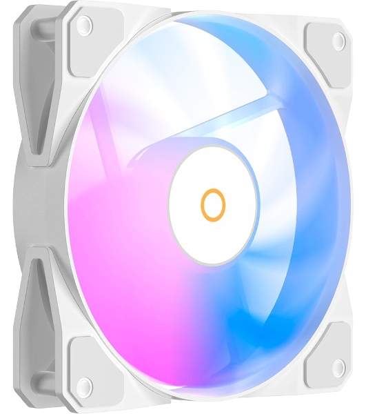 Вентилятор для корпуса Ocypus Beta F12 WH ARGB Reverse Blade White (Beta-F12-WH1AM01X-GL)