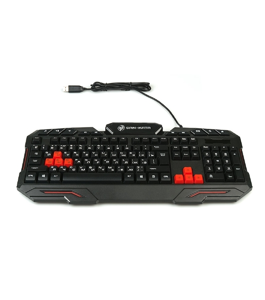 Клавиатура проводная Dialog Gan-Kata KGK-11U черный USB, игровая