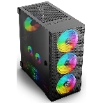 Компьютерный корпус SOEYI 'AX8-B20 SOEYI ATX case with черный coating front panel with flat bigger mesh, without', фото10