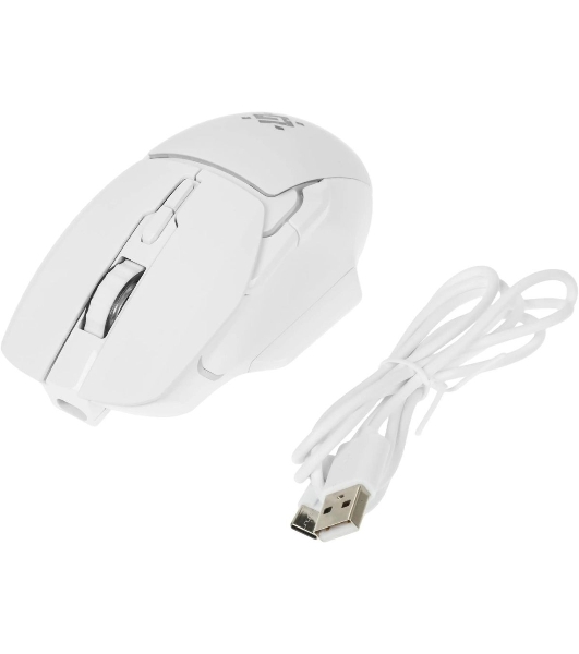 Мышь беспроводная Defender Stix GM-009 белый, 3200 dpi, радиоканал, USB, кнопки - 7