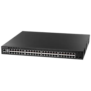 Коммутатор Edge-core ECS4620-52P, 48×1 Гбит/с + 2×10 Гбит/с SFP+ + слот расширения (2×10 Гбит/с SFP+), управляемый