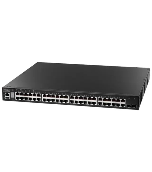 Коммутатор Edge-core ECS4620-52P, 48×1 Гбит/с + 2×10 Гбит/с SFP+ + слот расширения (2×10 Гбит/с SFP+), управляемый