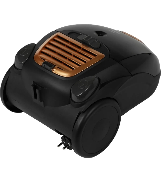Пылесос Centek CT-2511 черный/желтый, 400/2000 Вт, уборка сухая, пылесборник мешок 2 л