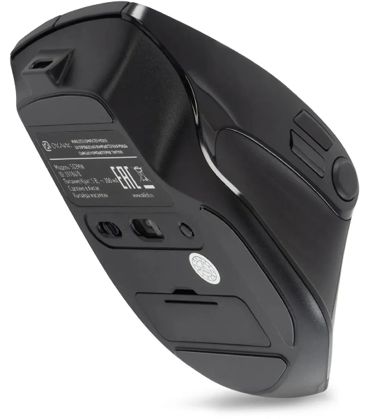 Мышь беспроводная Oklick 502MW черный, 2400 dpi, радиоканал, Bluetooth, USB, кнопки - 9