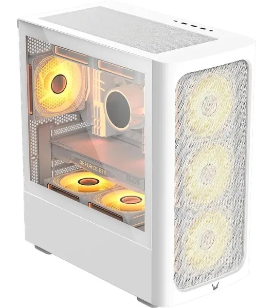 Компьютерный корпус Aerocool/Formula Air Mesh G3 белый без БП mATX 4x120мм 2x140мм 2xUSB 3.0 audio bott PSU