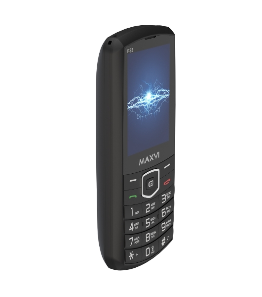 Мобильный телефон Maxvi P33 черный