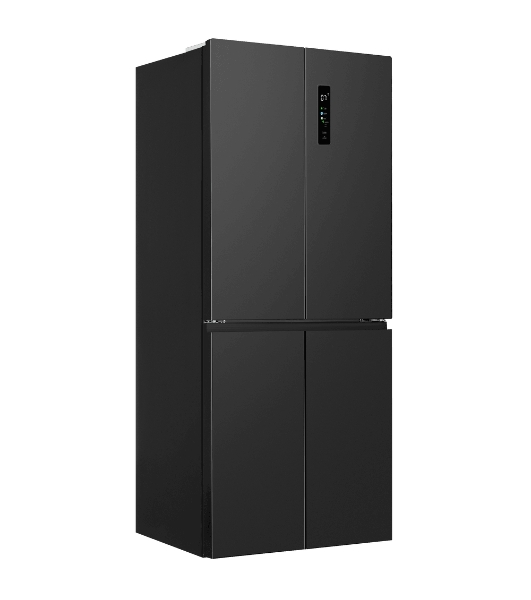 Холодильник Maunfeld MFF192NFSB01 Inverter черная сталь трехкамерный 334/184л морозилка снизу, No Frost, Side by Side