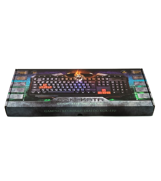 Клавиатура проводная Dialog Gan-Kata KGK-11U черный USB, игровая