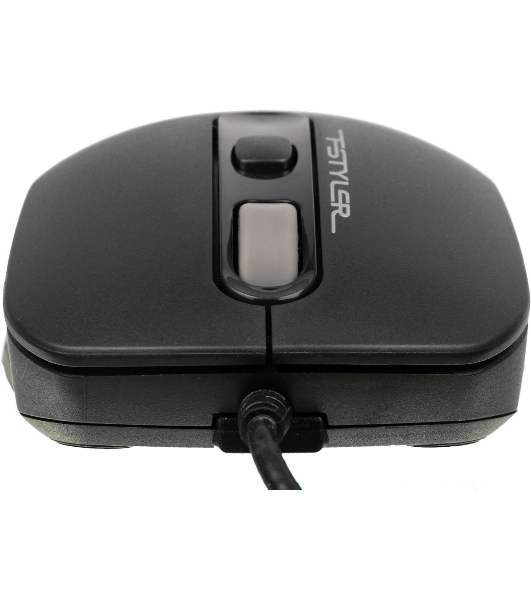 Мышь проводная A4Tech Fstyler FM10 черный/серый, 1600 dpi, USB, кнопки - 4