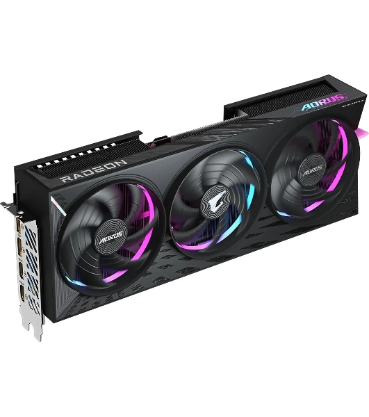 Видеокарта Gigabyte PCI-E GV-R9070XT AORUS E-16GD 1.0 AMD Radeon RX 9070XT 16Gb 256bit GDDR6 2175/20000 HDMIx2 DPx2 HDCP Ret