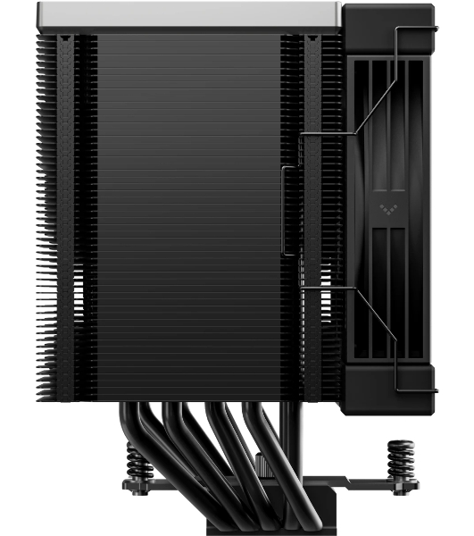 Кулер для процессора DEEPCOOL AK500 G2 DIGITAL NYX LGA1851/1700/1200/115X/AM5/AM4 (9шт/кор, TDP 240W, PWM, Fan 120мм, 5 тепл. Трубок, Copper Base, черный) RET (R-AK500G2-BKNNMN-GJD-1)