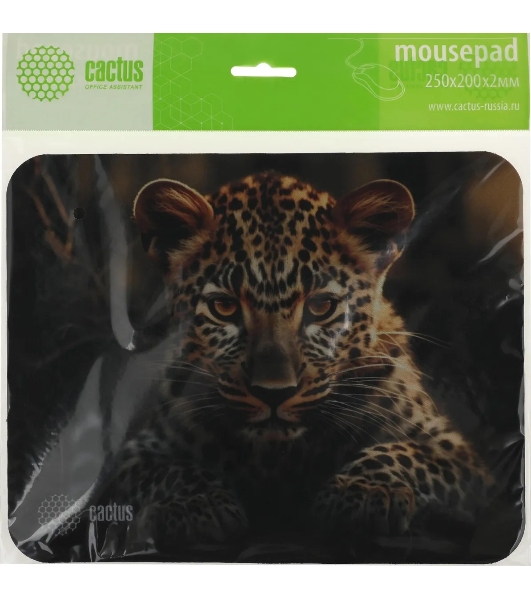 Коврик для мыши Cactus Leopard 250x200x3мм (CS-MP-D06S)