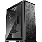 Корпус без блока питания Raijintek ARCADIA 41, Midi-Tower, TG, 1x120мм, 2xUSB-A 3.0 + 1xUSB-C, ATX, mATX, mITX Black, фото 1