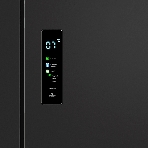 Холодильник Maunfeld MFF192NFSB01 Inverter черная сталь трехкамерный 334/184л морозилка снизу, No Frost, Side by Side, фото6