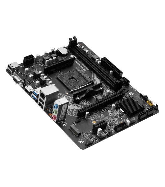 Материнская плата Maxsun Challenger A520M-K, AM4, AMD A520, 2xDDR4, 3xSATA, 1xM.2, 1xPCIe 3.0 x16, 1xPCIe 3.0 x1, 1xHDMI, 1xVGA, 1x 1Gb LAN, 2xUSB-A 3.2 Gen 1, 4xUSB-A 2.0, 3x3.5 мм, 5.1, M-ATX