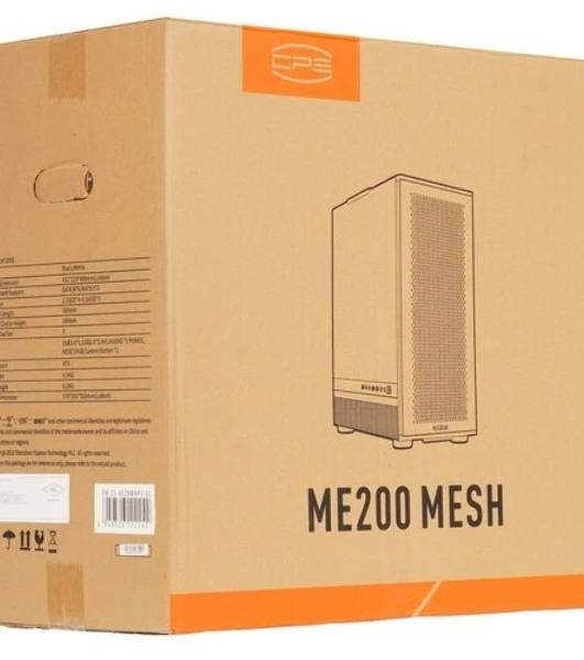 Компьютерный корпус PCCooler ME200 MESH WH, Mesh Full Tower, белый, TG, SPCC, 3x120мм ARGb E-ATX, ATX, mATX, mITX 180/380/220мм 4x2.5', 2x3.5', 7+3xPCI 1xUSB-A 3.0, 2xUSB-A 2.0 432x225x495мм
