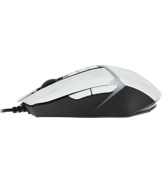 Мышь проводная A4Tech Bloody W60 Max белый, 10000 dpi, USB, кнопки - 10