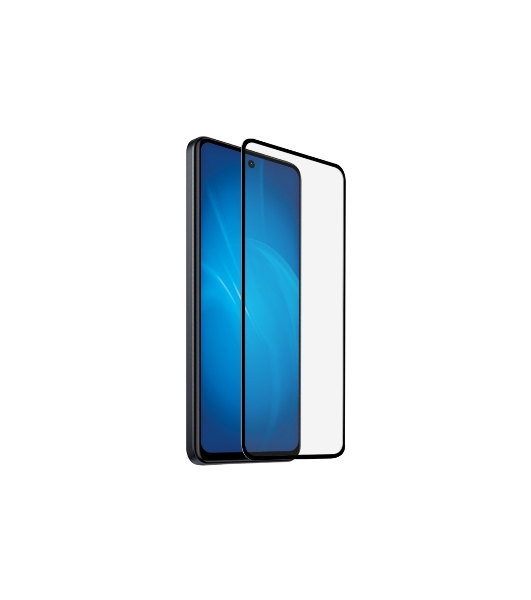 Защитное стекло для экрана DF poColor-10 для Xiaomi Poco F4 (5G) 2.5D, 1 шт, черный df pocolor-10 (black)