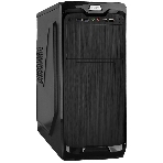 Компьютерный корпус Miditower ExeGate UN-604-UNS450 (ATX, БП UNS450 с вент. 12см, 2хUSB+2хUSB 3.0, аудио, черный), фото 1