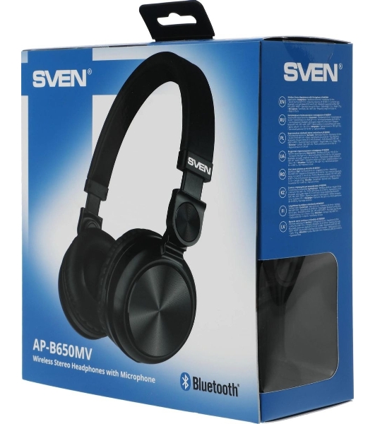 Гарнитура SVEN AP-B650MV черный Bluetooth