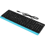 Клавиатура проводная A4Tech Fstyler FK10, USB, черный/синий, фото4