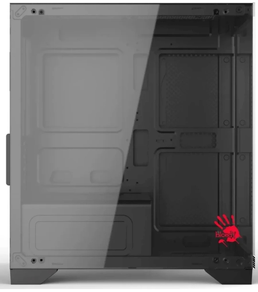 Компьютерный корпус Bloody BD-CC103 черный без БП mATX 7x120мм 1xUSB 2.0 1xUSB 3.0 audio bott PSU