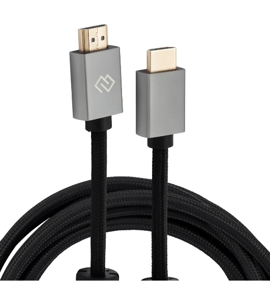 Кабель аудио-видео Digma HDMI (m)/HDMI (m) 3м. феррит.кольца позолоч.конт. черный (D-HDMI-2FF-V2.0-3M)