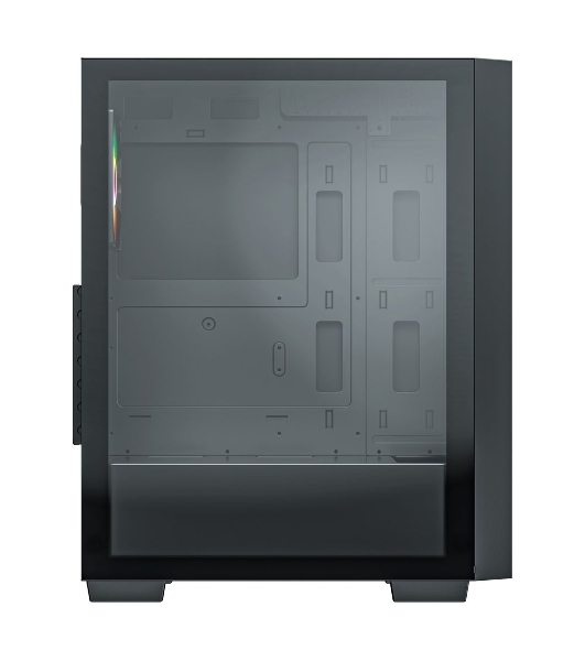 Компьютерный корпус ACD Citadel 106 ATX, черный, USB 3.0x1, USBx2+HD audio,1x12см ARGb rear+2x14см ARGb front,TG