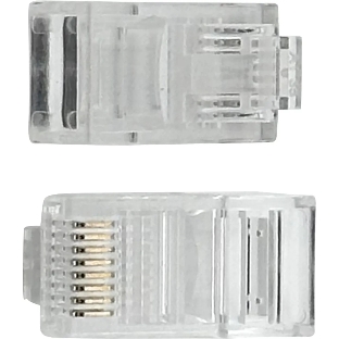 Коннектор Buro RJ45 прозрачный (упак.: 50 шт)