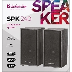 Акустическая система Defender SPK-240 2.0 черный (2x3 Вт, USB пит, раз. д. науш.), фото3