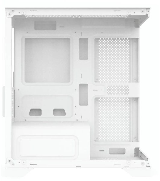 Компьютерный корпус Bloody BD-CC103 белый без БП mATX 7x120мм 1xUSB 2.0 1xUSB 3.0 audio bott PSU