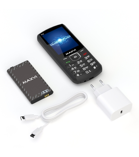 Мобильный телефон Maxvi P33 черный