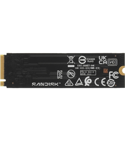 Накопитель SSD 500GB WD Blue SN5100, NVMe, M.2 2280, PCI-E 4x4 R/W - 5600/6600 Mb/s