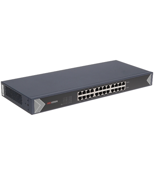 Коммутатор Hikvision DS-3E0524-E(C), 24×1 Гбит/с, неуправляемый